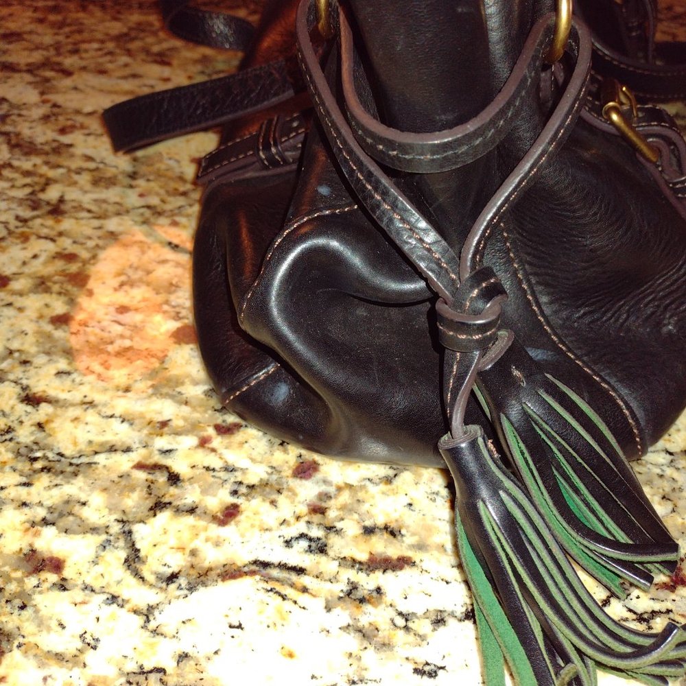 Dooney & Bourke Leather Florentine Satchel - Picture 5 of 9